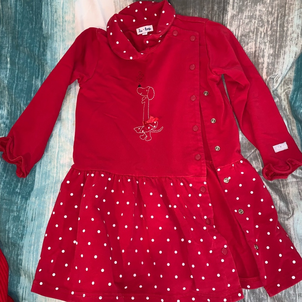4T Girls Red Dress